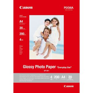 Papir Canon GP-501 Glossy Photo Paper, 200g, A4, 100 listov | MEGAtoner.si