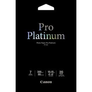 Papir Canon PT-101, Photo Paper Pro Platinum, 300g, 10x15cm, 20 listov | MEGAtoner.si