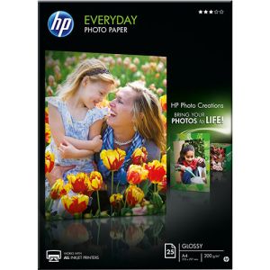 Papir HP Everyday Glossy Photo, 200g, A4, 25 listov | MEGAtoner.si