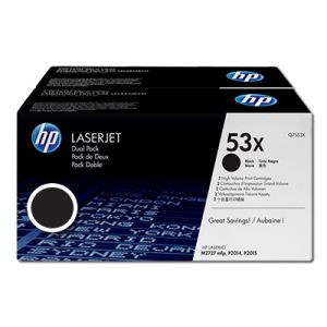 Toner HP 53X (Q7553XD, dvojno pakiranje), 2x 7.000 strani (original, črna) | MEGAtoner.si