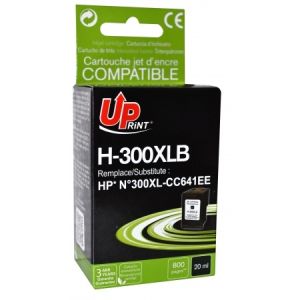 UPrint kartuša HP št. 300XL (CC641E), 20ml (kompatibilna, črna) | MEGAtoner.si