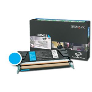 Toner Lexmark C5200CS (C520/C530, Return, Cy), 1.500 strani (original, modra) | MEGAtoner.si