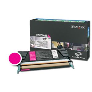 Toner Lexmark C5200MS (C520/C530, Return, Ma), 1.500 strani (original, škrlatna) | MEGAtoner.si