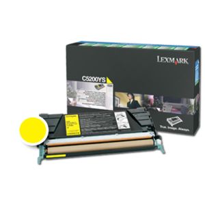 Toner Lexmark C5200YS (C520/C530, Return, Ye), 1.500 strani (original, rumena) | MEGAtoner.si