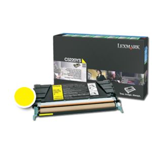 Toner Lexmark C5220YS (C522/C524, Ye), 3.000 strani (original, rumena) | MEGAtoner.si
