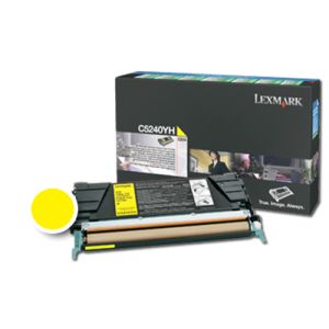 Toner Lexmark C5240YH (C542, Ye), 5.000 strani (original, rumena) | MEGAtoner.si