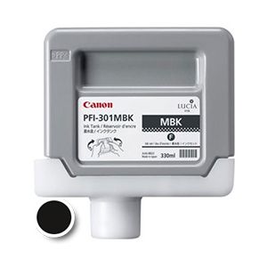 Kartuša Canon PFI-301MBK, 330ml (original, mat črna) | MEGAtoner.si