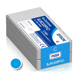 Kartuša Epson SJIC22P(C) (C33S020602), 32.5ml (original, modra) | MEGAtoner.si