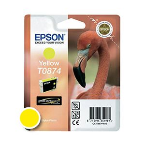 Kartuša Epson T0874 (C13T08744010), 11.4ml (original, rumena) | MEGAtoner.si