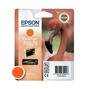 Kartuša Epson T0879 (C13T08794010), 11.4ml (original, oranžna) | MEGAtoner.si