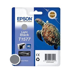 Kartuša Epson T1577 XL (C13T15774010), 25.9ml (original, svetlo črna) | MEGAtoner.si