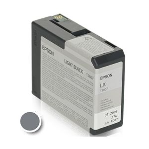 Kartuša Epson T5807 (C13T580700), 80ml (original, svetlo črna) | MEGAtoner.si