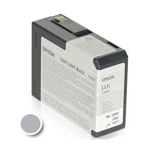 Kartuša Epson T5809 (C13T580900), 80ml (original, svetlo svetlo črna) | MEGAtoner.si