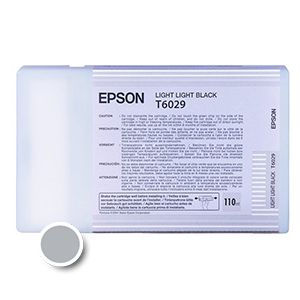 Kartuša Epson T6029 (C13T602900), 110ml (original, svetlo svetlo črna) | MEGAtoner.si