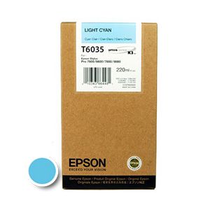 Kartuša Epson T6035 (C13T603500), 220ml (original, svetlo modra) | MEGAtoner.si
