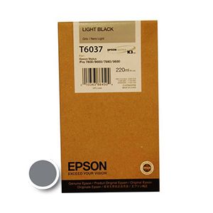 Kartuša Epson T6037 (C13T603700), 220ml (original, svetlo črna) | MEGAtoner.si