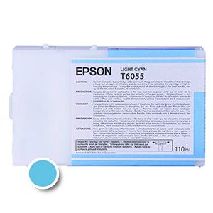 Kartuša Epson T6055 (C13T605500), 110ml (original, svetlo modra) | MEGAtoner.si