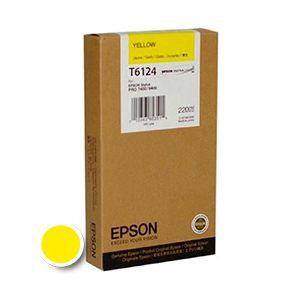 Kartuša Epson T6124 (C13T612400), 220ml (original, rumena) | MEGAtoner.si