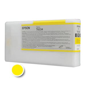 Kartuša Epson T6534 (C13T653400), 200ml (original, rumena) | MEGAtoner.si