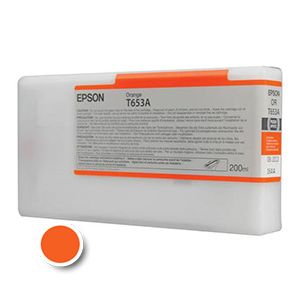 Kartuša Epson T653A (C13T653A00), 200ml (original, oranžna) | MEGAtoner.si