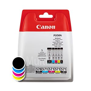 Komplet kartuš Canon PGI-570/CLI-571 (0372C004) (original, komplet) | MEGAtoner.si