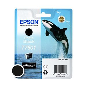 Kartuša Epson T7601 (C13T76014010), 25.9ml (original, foto črna) | MEGAtoner.si