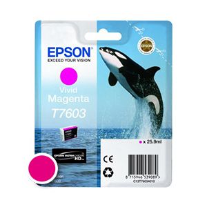 Kartuša Epson T7603 (C13T76034010), 25.9ml (original, vivid škrlatna) | MEGAtoner.si