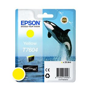 Kartuša Epson T7604 (C13T76044010), 25.9ml (original, rumena) | MEGAtoner.si