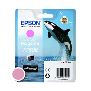 Kartuša Epson T7606 (C13T76064010), 25.9ml (original, vivid svetlo škrlatna) | MEGAtoner.si