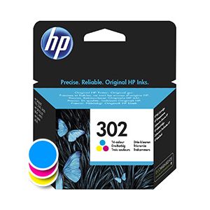 Kartuša HP št. 302 Tri-color (F6U65AE), 165 strani (original, barvna) | MEGAtoner.si