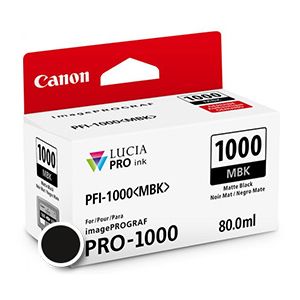 Kartuša Canon PFI-1000MBK (0545C001AA), 80ml (original, mat črna) | MEGAtoner.si
