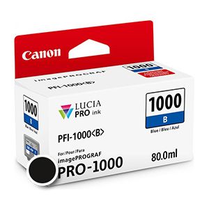 Kartuša Canon PFI-1000B (0555C001AA), 80ml (original, temno modra) | MEGAtoner.si