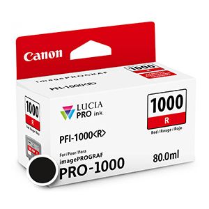 Kartuša Canon PFI-1000R (0554C001AA), 80ml (original, temno rdeča) | MEGAtoner.si