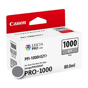 Kartuša Canon PFI-1000GY (0552C001AA), 80ml (original, siva) | MEGAtoner.si
