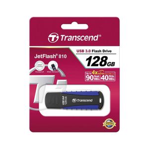 USB ključek Transcend JetFlash 810, 128GB, USB 3.0, 90/40 (črno-vijoličen) | MEGAtoner.si