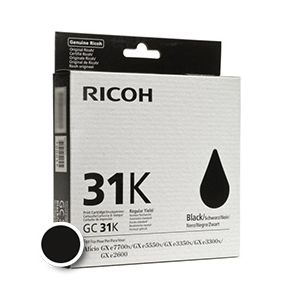 Kartuša Ricoh GC31K HC (405688), 1.920 strani (original, črna) | MEGAtoner.si