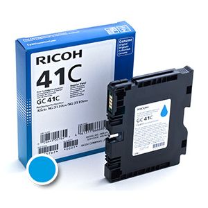 Kartuša Ricoh GC41C HC (405762), 2.200 strani (original, modra) | MEGAtoner.si