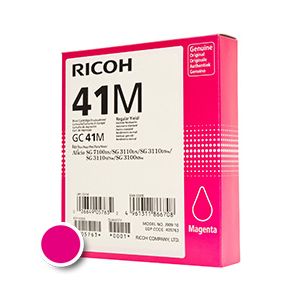 Kartuša Ricoh GC41M HC (405763), 2.200 strani (original, škrlatna) | MEGAtoner.si