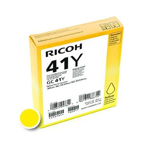 Kartuša Ricoh GC41Y HC (405764), 2.220 strani (original, rumena) | MEGAtoner.si