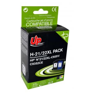 UPrint komplet kartuš HP št. 21XL in 22XL (kompatibilne, komplet) | MEGAtoner.si