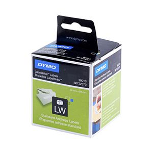 Nalepke za DYMO LabelWriter, 28x89 mm, 130 nalepk na kolutu (2 koluta), trajne, 99010 (original) | MEGAtoner.si