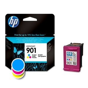 Kartuša HP št. 901 Tri-color (CC656AE), 360 strani (original, barvna) | MEGAtoner.si
