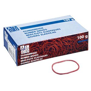 ALCO elastike rdeče FI50mm, 100g | MEGAtoner.si
