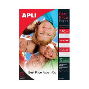 APLI foto papir A4 Best Price 140g, 100 listov | MEGAtoner.si