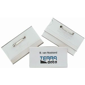 Durable identifikacijske kartice 40x75mm (8001), varnostna sponka (100 kos) | MEGAtoner.si