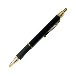 A PLUS kemični svinčnik kovinski črn/zlat 0,7mm modro črnilo | MEGAtoner.si