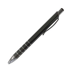 A PLUS kemični svinčnik kovinski siv 0,7mm modro črnilo | MEGAtoner.si