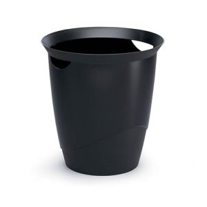 Durable koš za smeti TREND, črn | MEGAtoner.si