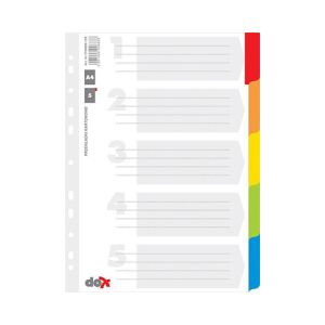 OFFICE PRODUCTS ločilni listi 1/5 barvni, karton+plast. | MEGAtoner.si