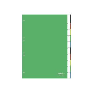 Durable ločilni listi 1/10,zeleni (6221) | MEGAtoner.si